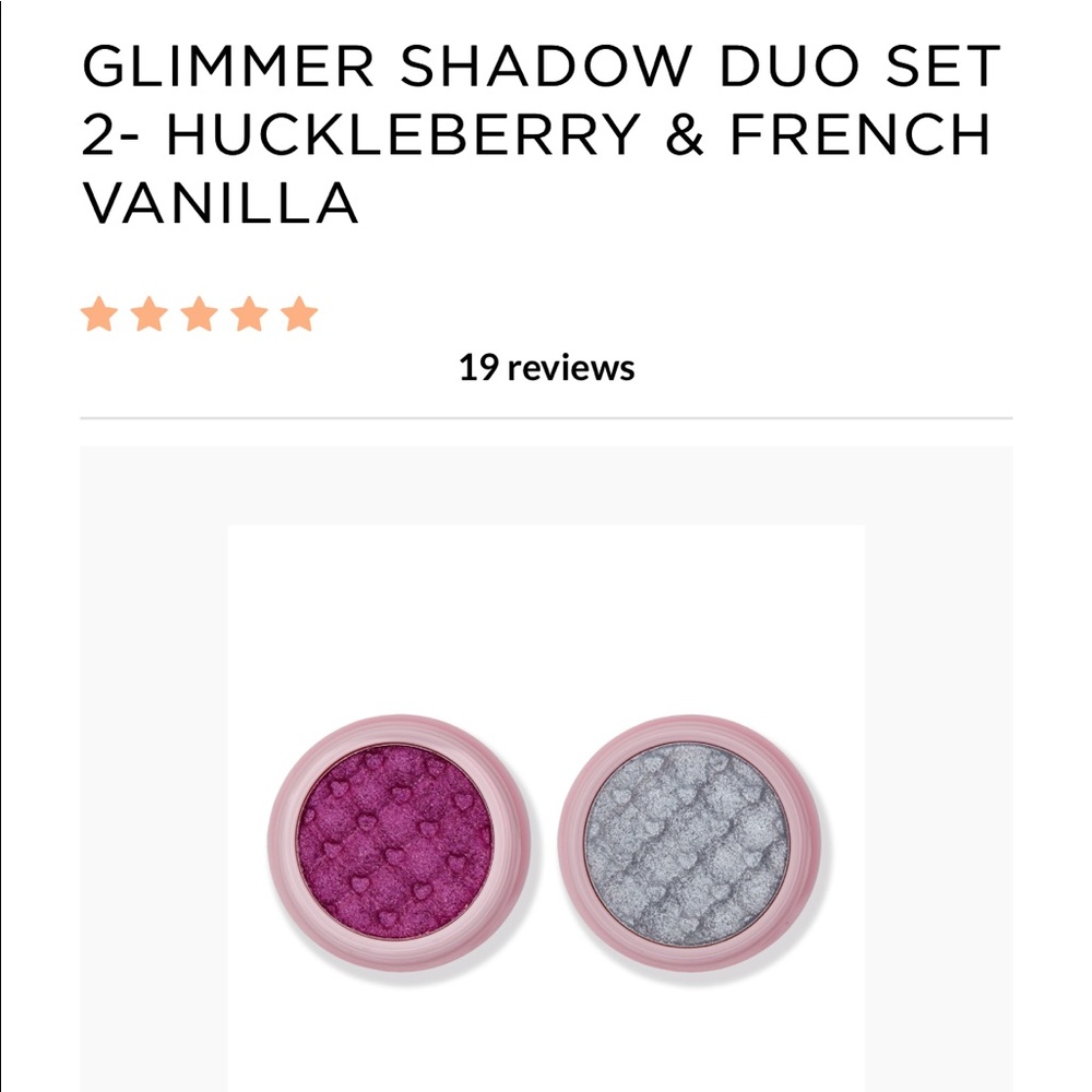 Ace Beaute Glimmer Shadow Duo
